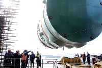 На НВАЭС-2 приступили к монтажу корпуса реактора ЭБ-2