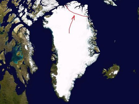 Расколовшийся в Гренландии ледник может поднять мировой океан на полметра