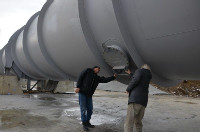 На Зарагижской ГЭС завершили испытания мостового крана и напорного трубопровода