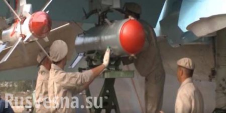 Сирия: первые боевые вылеты Су-34 с ракетами для уничтожения вражеских истребителей (ВИДЕО)