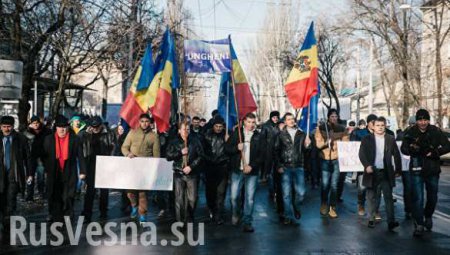В столице Молдавии начались масштабные акции протеста