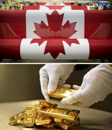Когда ты ввёл санкции, но что-то пошло не так... Канада исчерпала свой золо ...