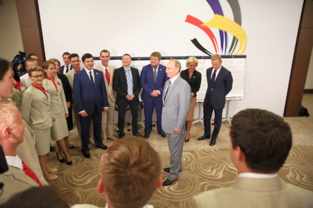 Владимир Путин посетил Worldskills Russia