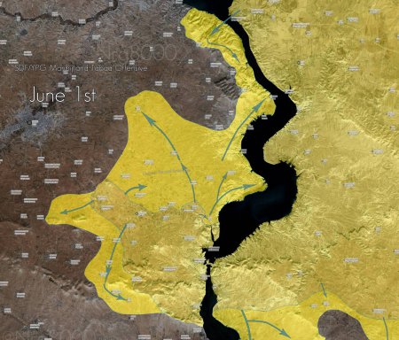 "Сирийские демократические силы" открыли новый участок фронта под Менбиджем освободили более 10 селений