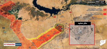 "Исламское государство" отбило у сирийской армии месторождения Саура и Сафия в провинции Ракка