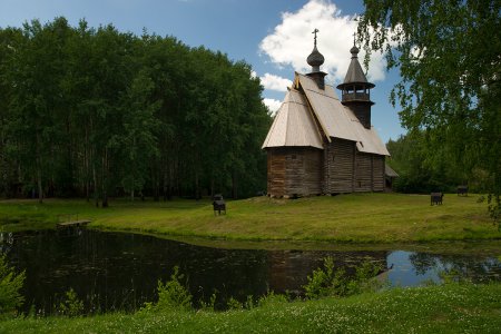 Отдых в России. Кострома, музей деревянного зодчества