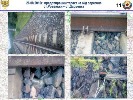 Сводка от НМ ЛНР 27 августа 2016 года. Правоохранители ЛНР предотвратили теракт на железной дороге