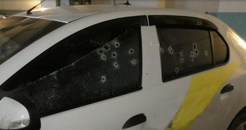 В Днепре обстрелян автомобиль охранной фирмы