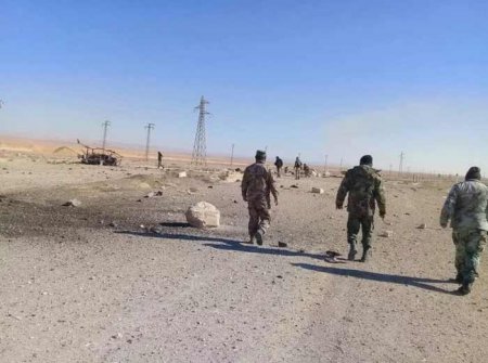 Сирийская армия взяла перекресток Джихар и часть газового месторождения Хайян в пр. Хомс - Военный Обозреватель