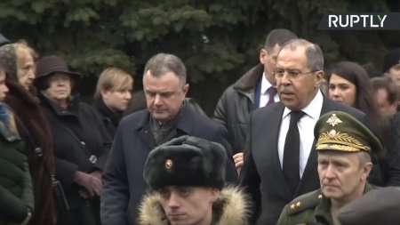 Церемония прощания с Виталием Чуркиным в Москве