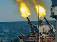 Корабли Каспийской флотилии в ходе учения отразили удар воздушных средств у ...