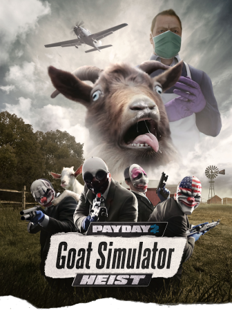 Новая Goat Simulator PAYDAY: козёл и команда будут грабить банки