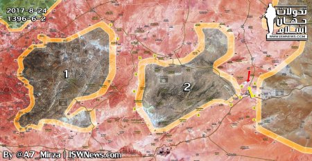 Сирийская армия замкнула восточное кольцо окружения вокруг группировки ИГ в пр. Хомс - Военный Обозреватель