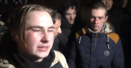 Полиция в Киеве разогнала митинг в годовщину разгона митинга «Беркутом»