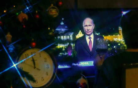 Обращение Путина стало самым рейтинговым в эфире новогодней теленочи
