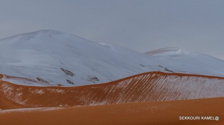 Сахару второй год подряд накрывает снегом