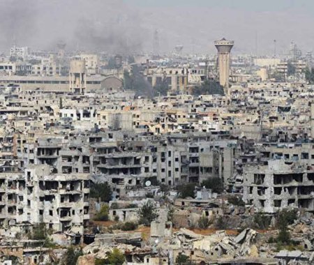 В Дамаске два человека погибли при обстреле пунктов раздачи гумпомощи