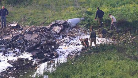 Израильский F-16 сбит в ходе налета на Сирию