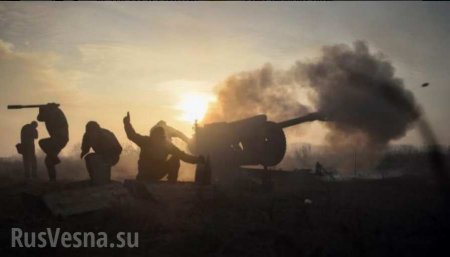 ДНР: Ночной обстрел авдеевской промзоны (ВИДЕО)
