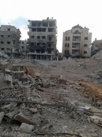 Сирийская армия освободила большую часть р-на Хаджар аль-Асвад на юге Дамаска