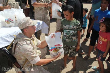 Сирия: Конвой Минобороны РФ прибыл в Эль-Хамру (ФОТО, ВИДЕО)