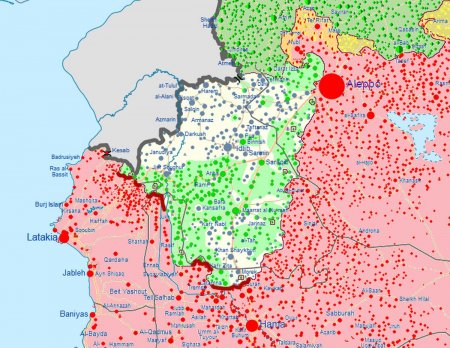 О ситуации на направлениях предполагаемого наступления сирийской армии в провинциях Идлеб и Хама