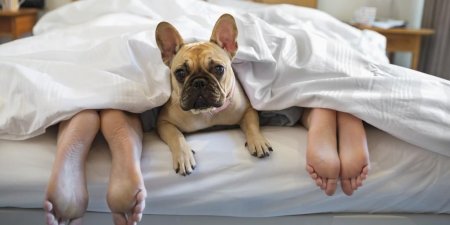 Ученые рассказали, почему полезно спать с собаками