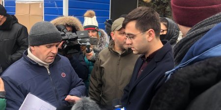 В Киеве пикетировали канал Мураева