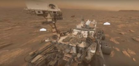 Мелкие НЛО окружили марсоход Curiosity во время пылевой бури - уфологи