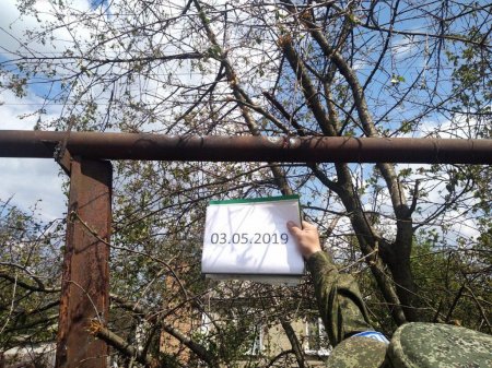 Сводка от УНМ ДНР 3.05.2019. Недельная сводка. Укрофашисты 9 раз нарушили режим тишины, выпустили 160 боеприпасов, есть повреждения