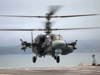 Корабельный ударный вертолет Ка-52К 