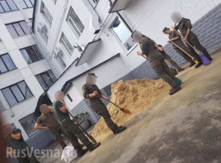 В Харькове курсантов-нацгвардейцев заставляют разгребать помои и «негуманно» наказывают (ФОТО, ВИДЕО)