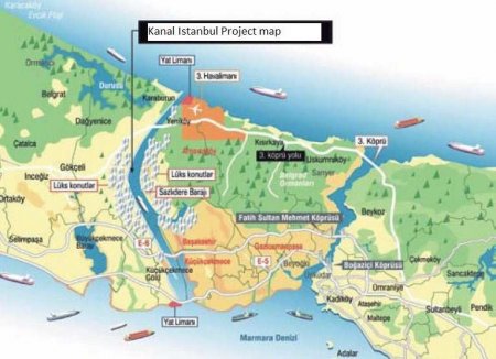 Дерзкий проект Анкары: Турция построит канал, который соединит Мраморное и Черное моря параллельно Босфору (ФОТО, ВИДЕО)