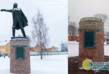 В Полтаве добили памятник российскому полководцу Суворову