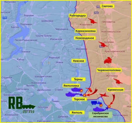 «Отважные» уничтожают боевиков «Азова» на краснолиманском направлении (КАРТА)