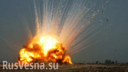 СРОЧНО: под Артемовском взорвался склад боеприпасов ВСУ, зарево видно на многие километры