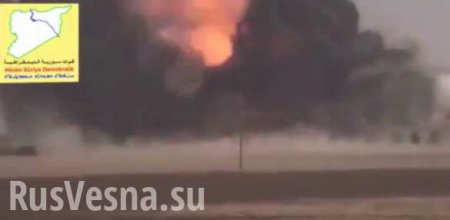 Чудовищный взрыв: курды уничтожили грузовик смертников ИГИЛ (ВИДЕО)