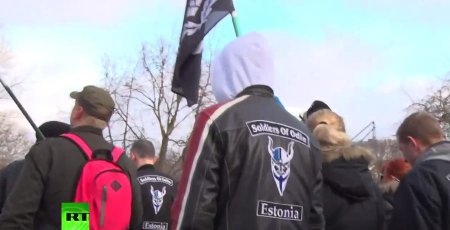 Факельное шествие Солдаты Одина в Эстонии