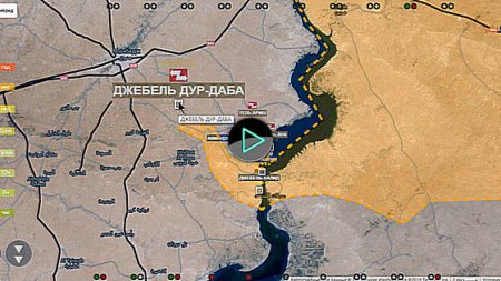 Обзор карты боевых действий в Сирии, Ираке и Йемене от 17.03.2016