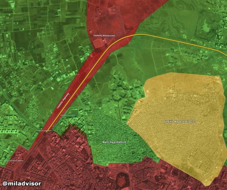 Сирийская армия взяла под контроль участок трассы Кастелло на севере Алеппо