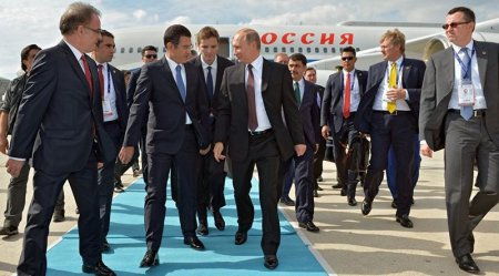 Путин приехал с визитом в Турцию