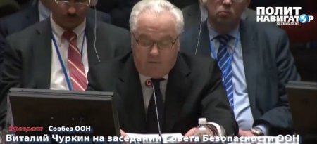 Виталий Чуркин на заседании СовБеза ООН по Украине
