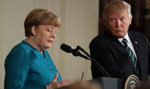 По следам первой встречи Трампа и Меркель. Дамы «умывают» кавалеров