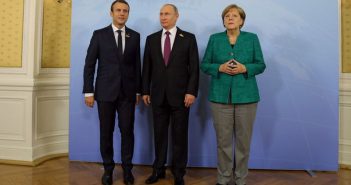 Путин, Меркель и Макрон договорились о важности прекращения огня на Донбасс ...