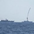 Фрегат «Адмирал Эссен» нанёс ракетный удар по объектам «ИГ»* в районе Дейр- ...