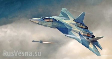 Сирия: Показан пуск новейшей крылатой ракеты с истребителя Су-57 (ВИДЕО)