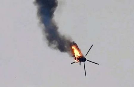 Сбит украинский вертолёт МИ-8, — Минобороны России