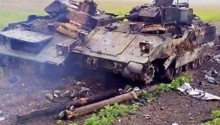 Американская M2 Bradley уничтожена на Авдеевском фронте (ВИДЕО)